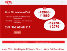 Tablet Screenshot of airteldth.dthoffers.com